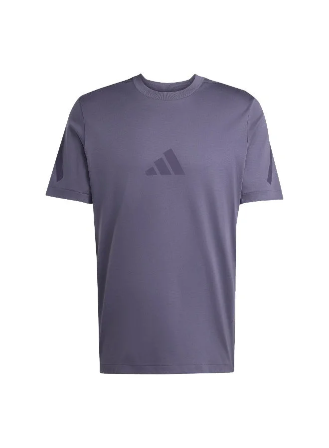 Adidas M Z.N.E. Tee Purple T-Shirt (Short Sleeve) T-Shirts For Men